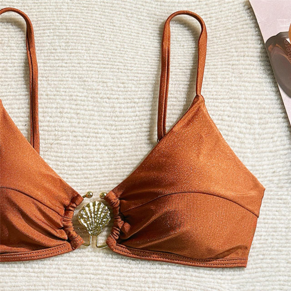 Купальник-бикини с металлическ – обзор и цена Swimsuit Bikini Ruched
